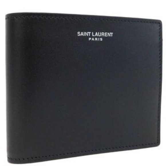 Saint Laurent Yves Wallet black leather - Picture 1 of 8